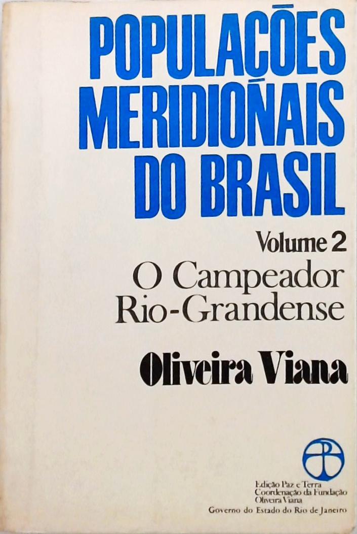 Populações Meridionais Do Brasil - Volume 2