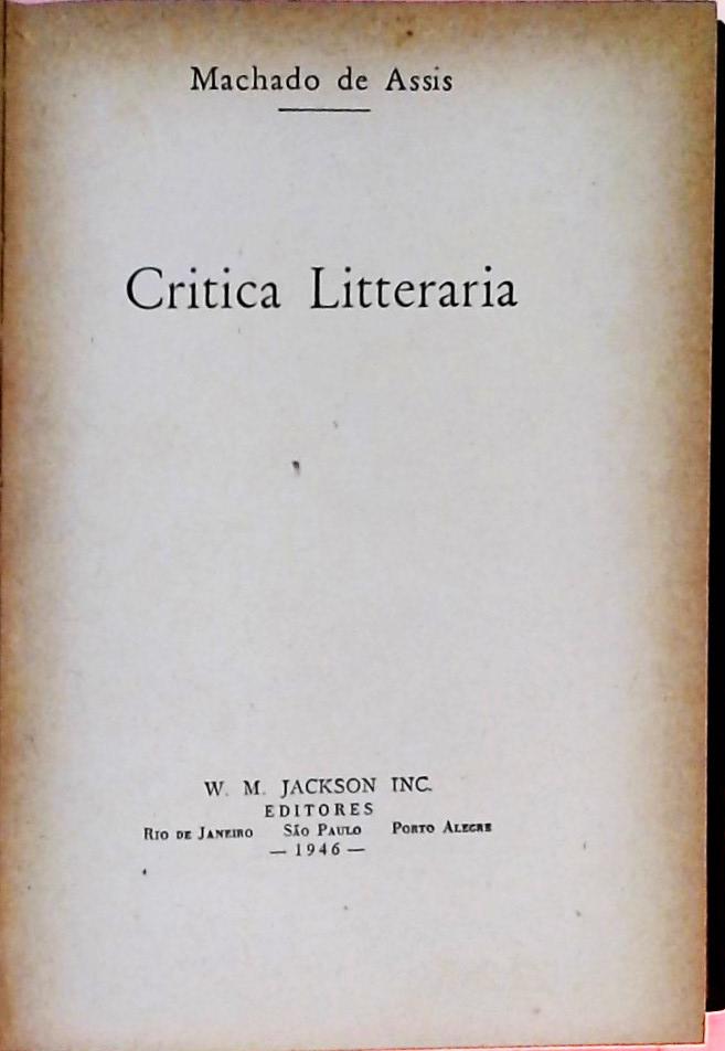 Crítica Literária