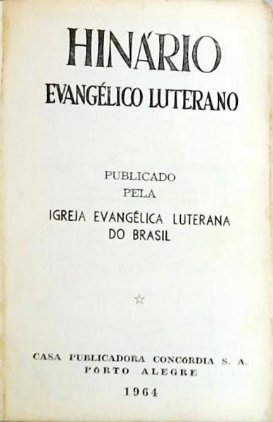 Hinário Evangélico Luterano