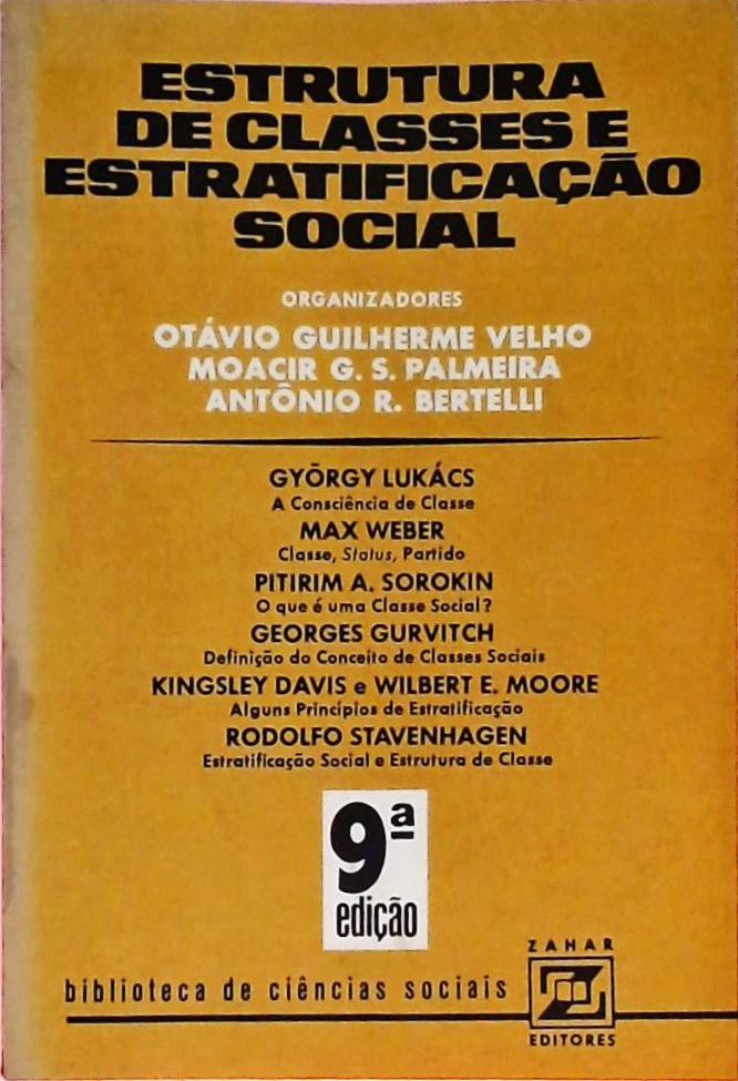 Estrutura de Classes e Estratificação Social