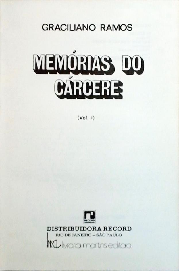 Memórias do Cárcere - 2 Volumes