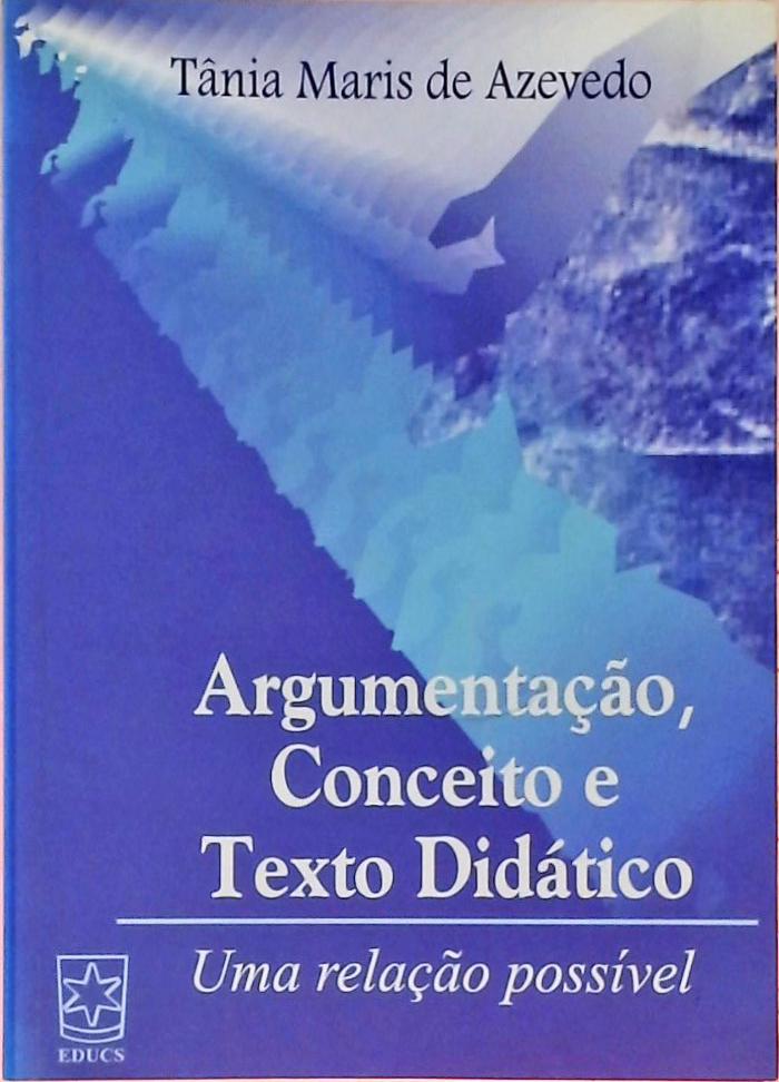 Argumentação, Conceito e Texto Didático