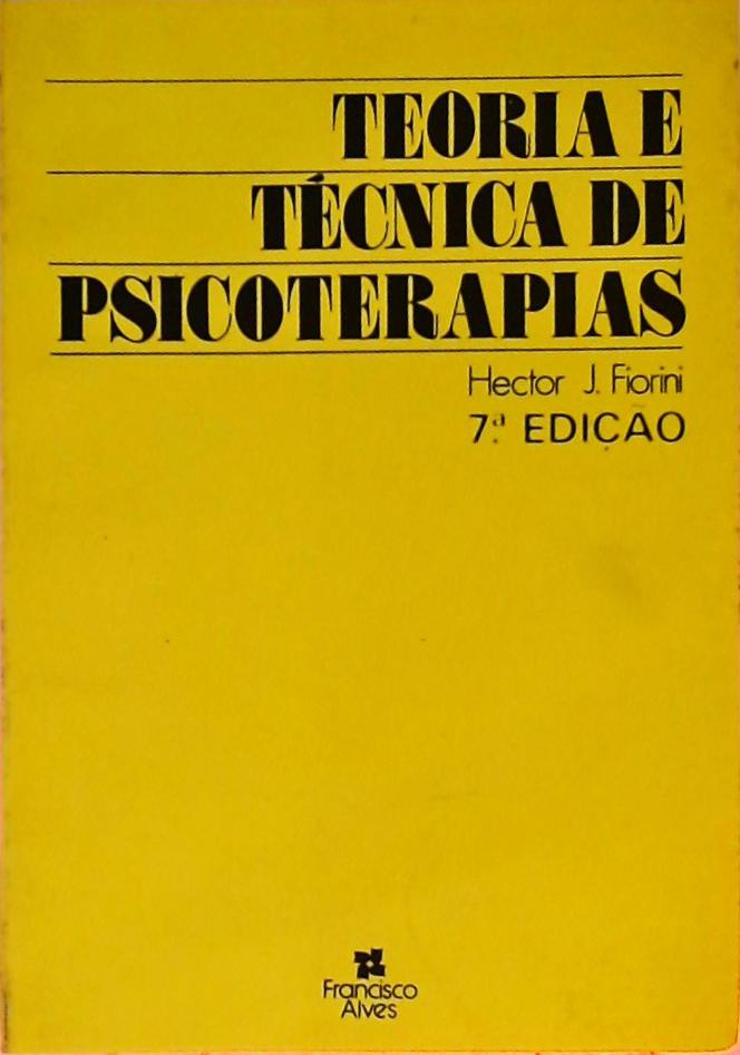 Teoria e Técnica de Psicoterapia