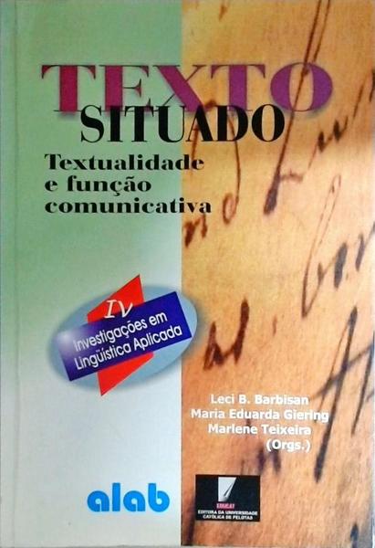 Texto Situado Textualidade E Função Comunicativa