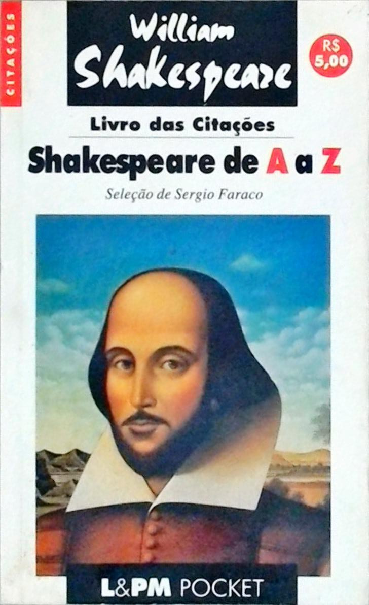 Livro Das Citações - Shakespeare De A A Z