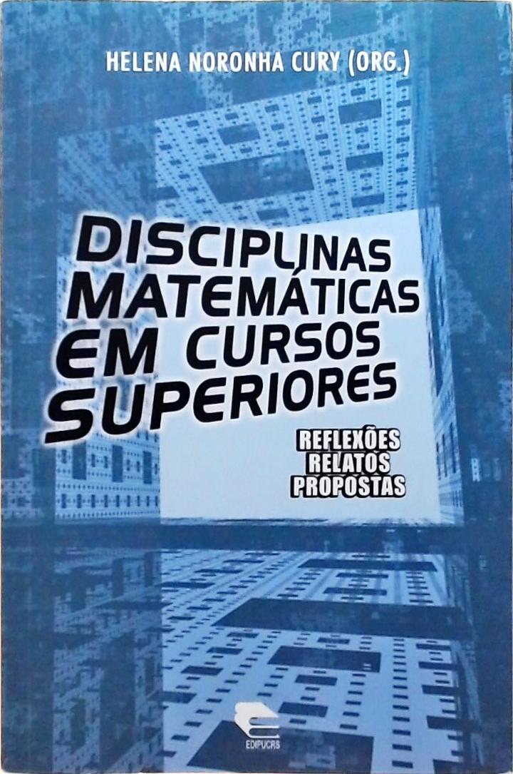 Disciplinas Matemáticas Em Cursos Superiores