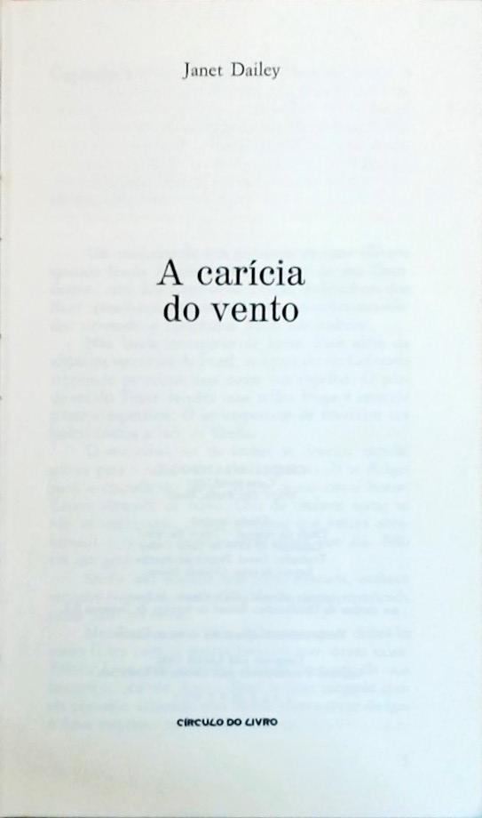 A Carícia do Vento