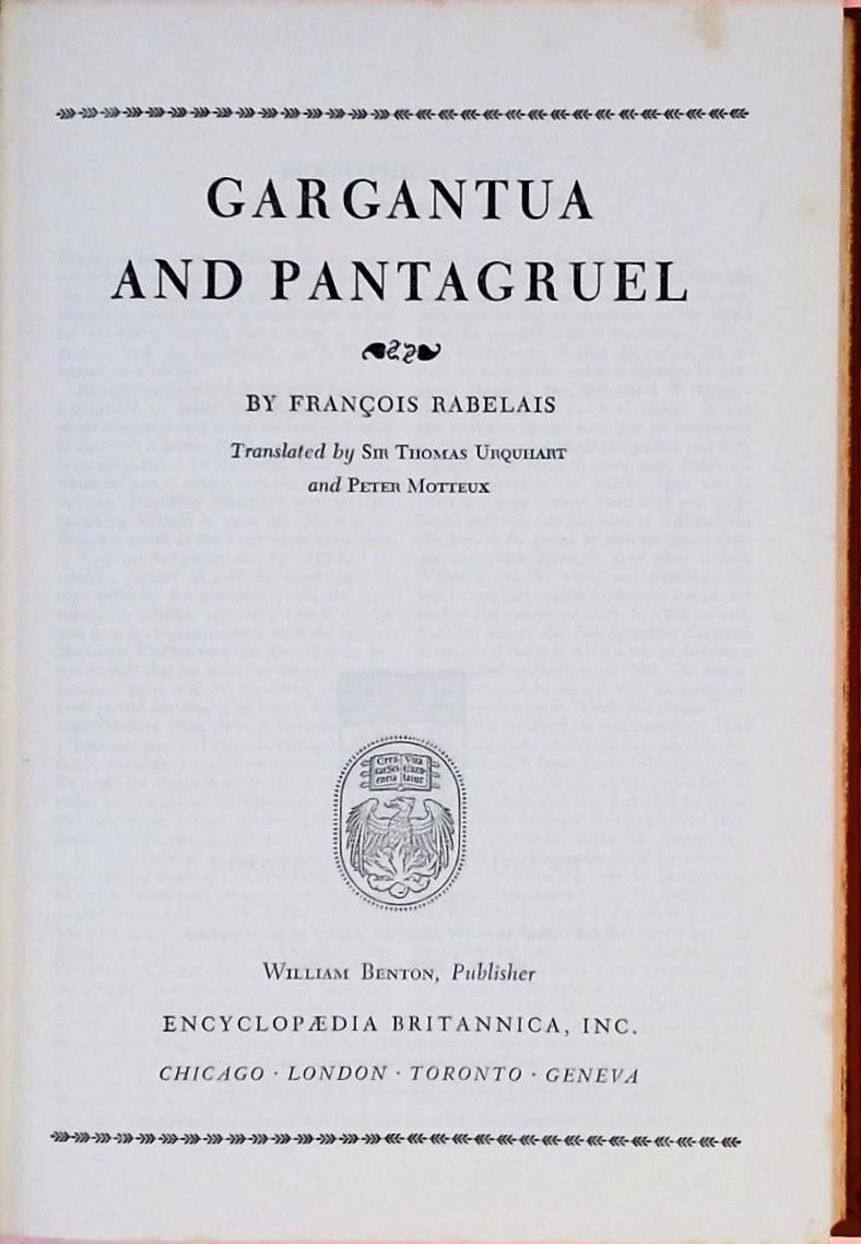 Gargantua and Pantagruel