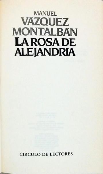 La Rosa De Alejandría