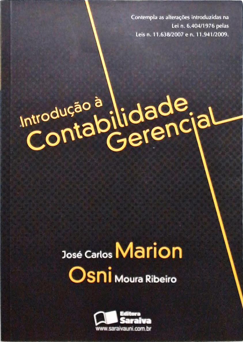 Introdução A Contabilidade Gerencial