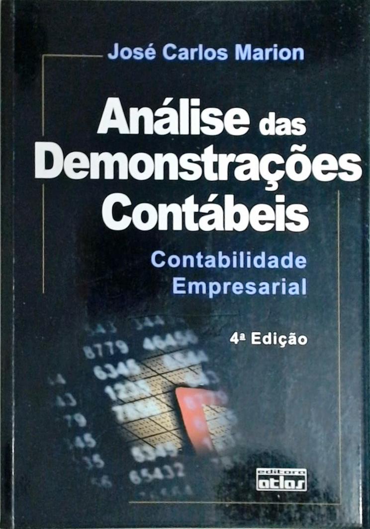 Análise Das Demonstrações Contábeis - Contabilidade Empresarial