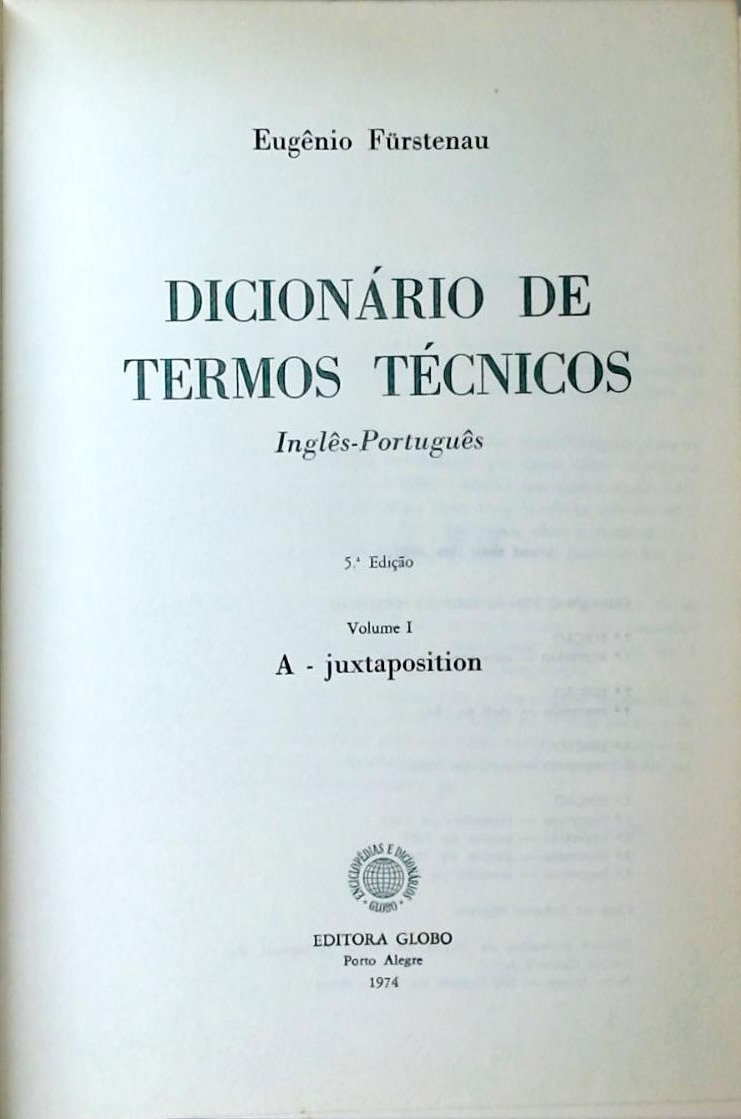 Manual de termos técnicos em inglês