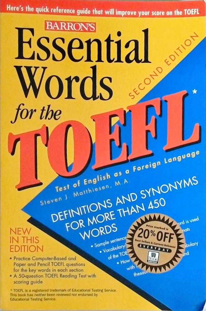 Essential Words For The Toefl