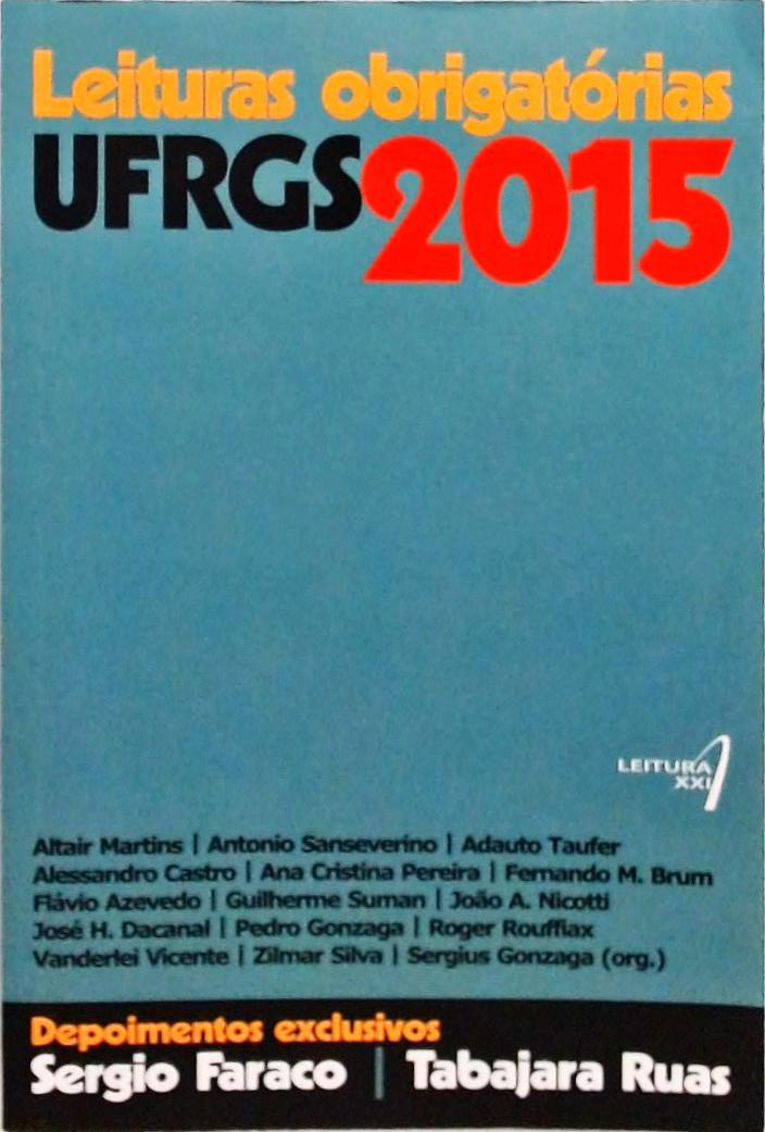 Leituras Obrigatórias Ufrgs 2015