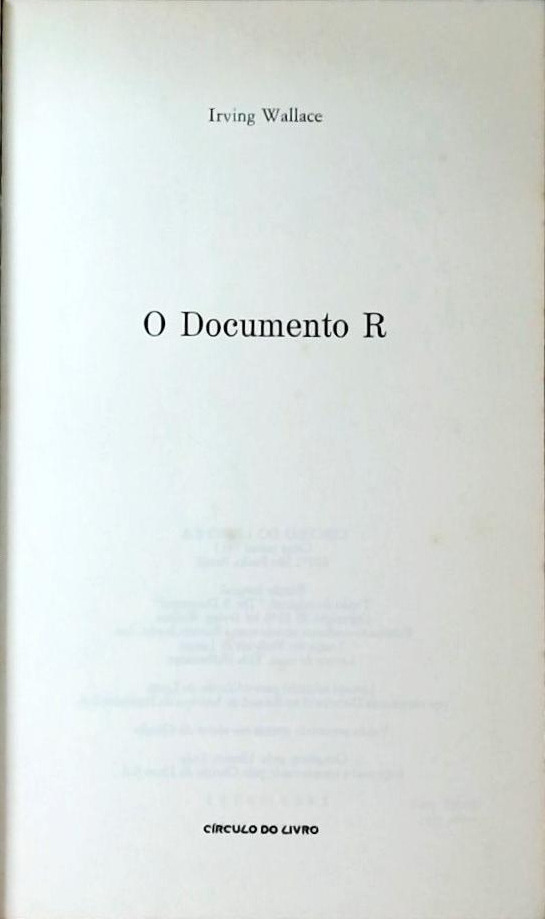 O Documento R