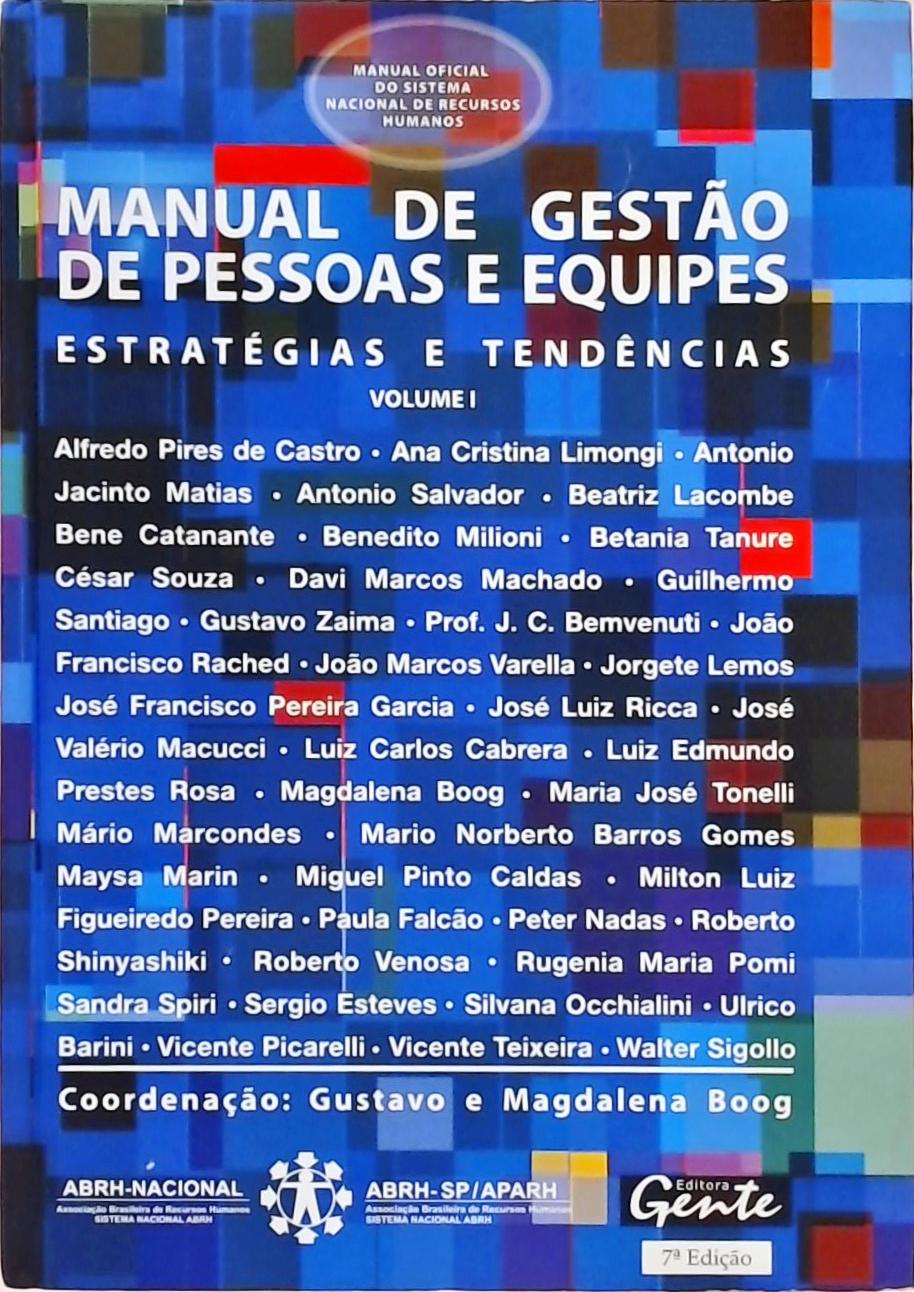 Manual De Gestão De Pessoas E Equipes - Volume 1