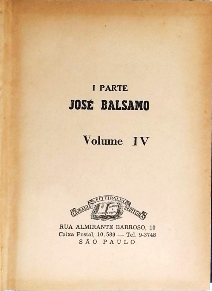 José Balsamo - Volume 4