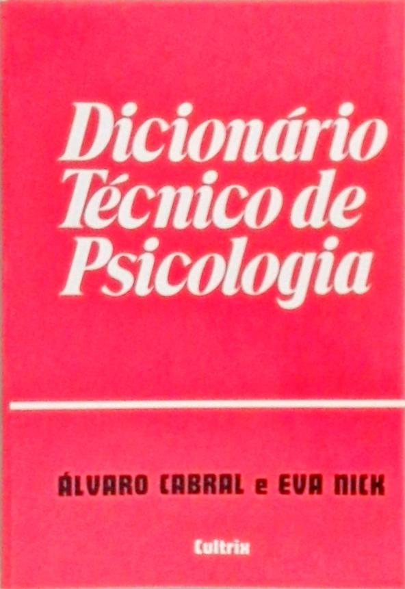 Dicionário Técnico de Psicologia