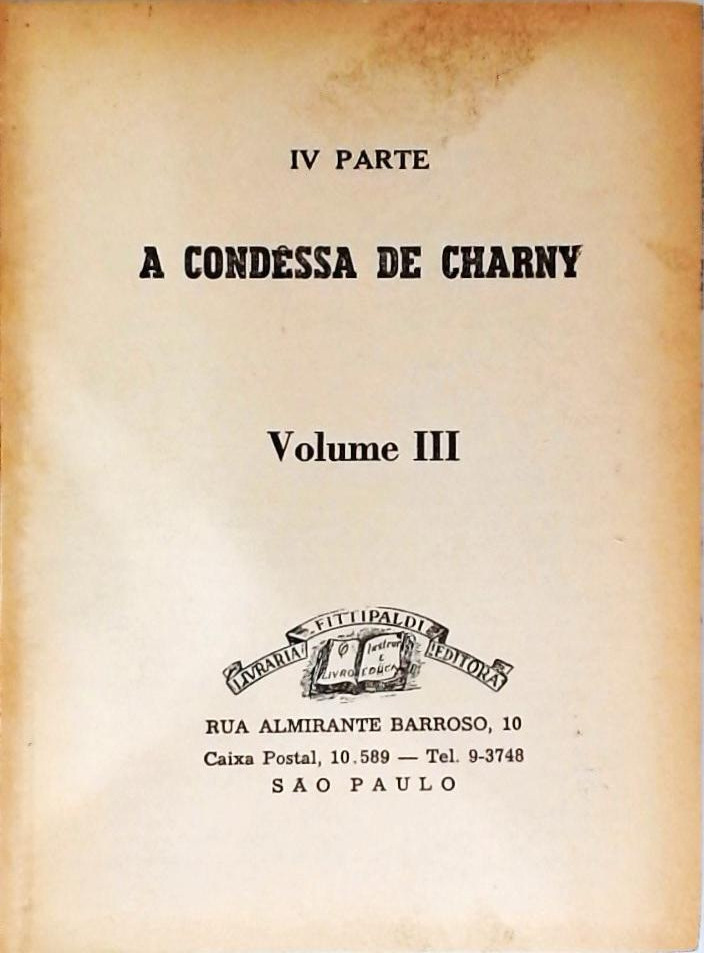 Memórias De Um Médico - A Condessa De Charny - Volume 3