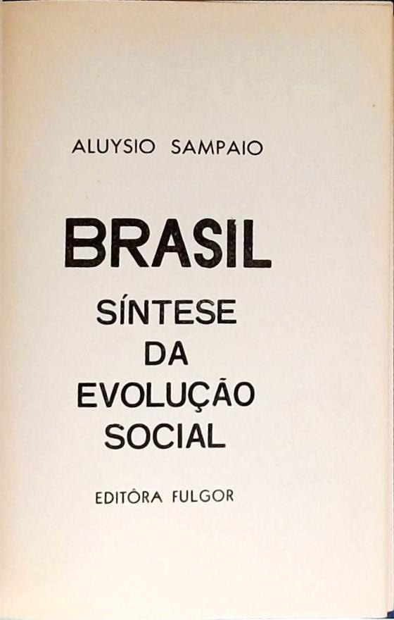 Brasil - Síntese Da Evolução Social