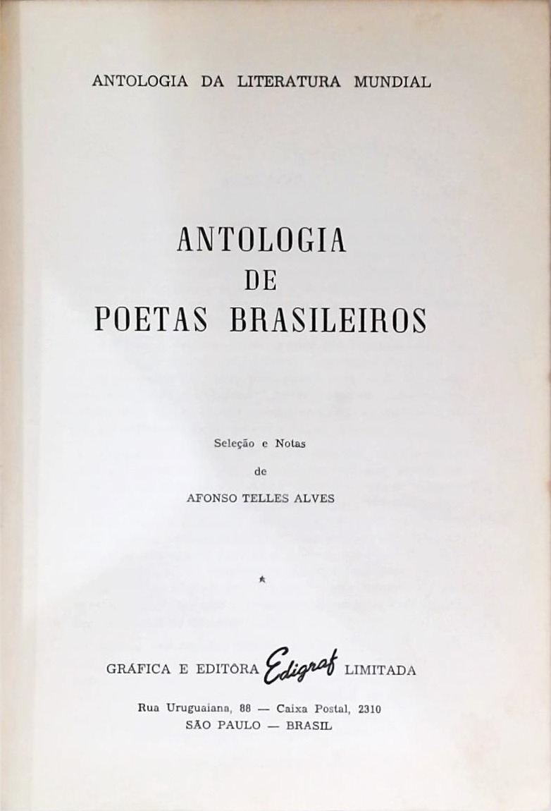 Antologia de Poetas Brasileiros