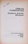 Obras Completas Gustavo Adolfo Bécquer