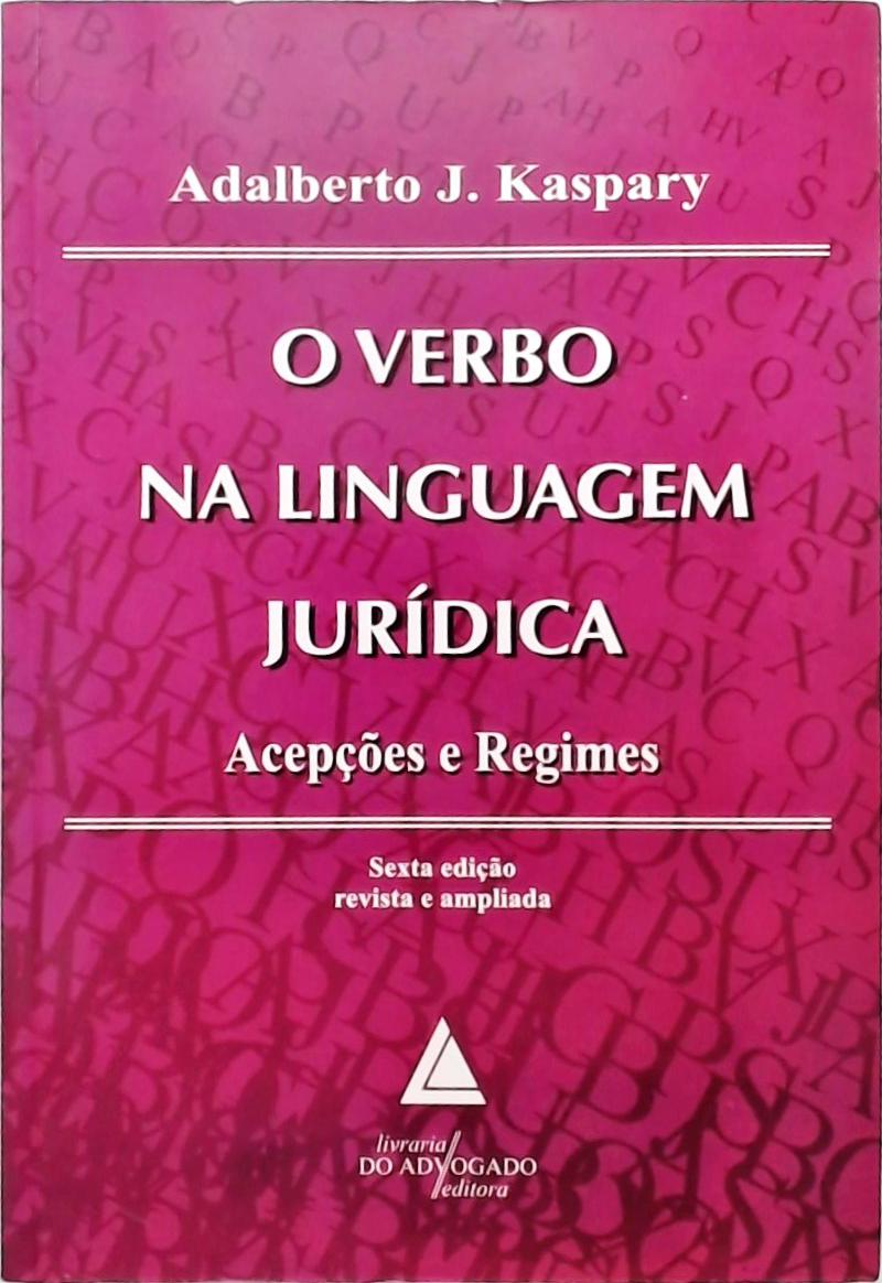 O Verbo na Linguagem Jurídica