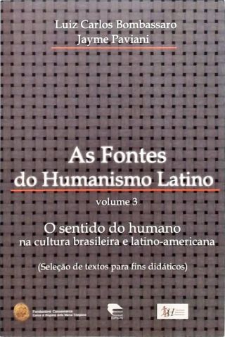 As fontes do humanismo latino