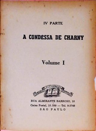 A Condêssa De Charny - Volume 1
