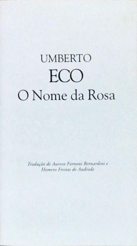 O Nome Da Rosa