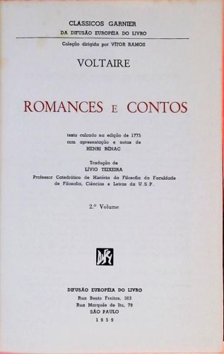 Romances E Contos - Volume 2