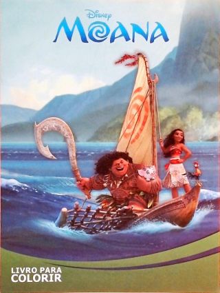 Disney Moana - Livro Para Colorir