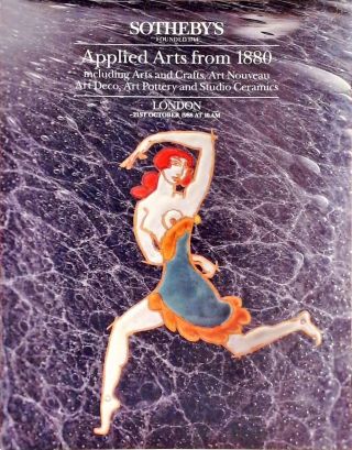 Applied Arts From 1880 Including Arts And Crafts, Art Nouveau, Art Deco, Art Pottery And Studio Cera