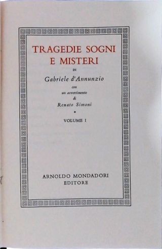 Tutto Il - Tragedie Sogni E Misteri - Volume 1