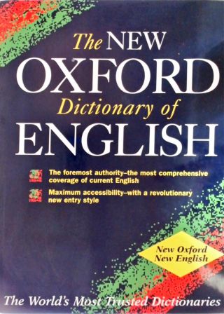 The NEW OXFORD Dictionary of ENGLISH