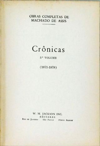 Crônicas - Volume 3