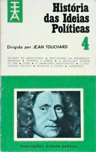 História Das Idéias Políticas - Volume 4