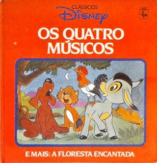 A capa de um antigo livro na floresta encantada