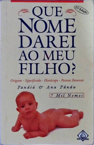 Que Nome Darei Ao Meu Filho? 7 Mil Nomes