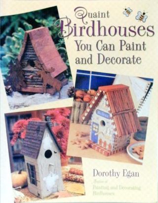 Quaint Birdhouses You Can Paint and Decorate