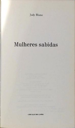 Mulheres Sabidas