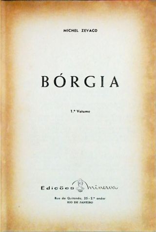Bórgia - Volume 1