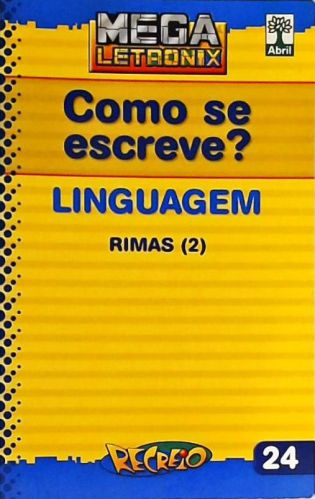 Como Se Escreve? Linguagem