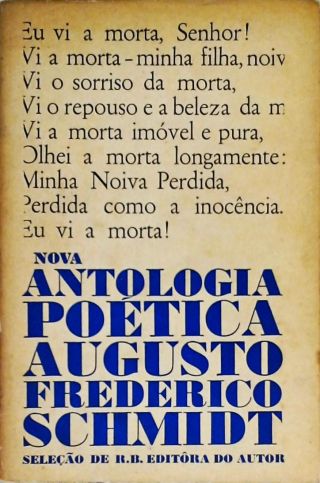 Nova Antologia Poética - 1ª Edição