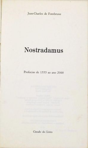  Nostradamus