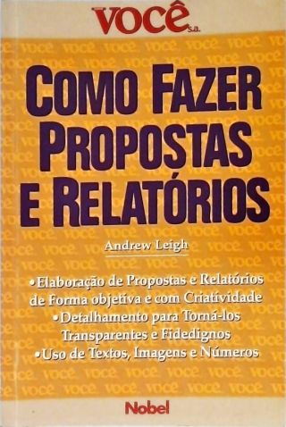 Como Fazer Propostas E Relatórios