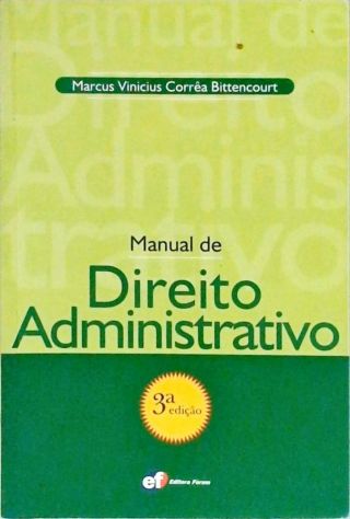 Manual De Direito Administrativo