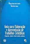 Guia Para Elaboração E Apresentação De Trabalhos Científicos