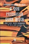 O Que Pesquisar Quer Dizer