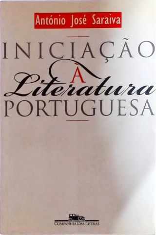Iniciação À Literatura Portuguesa